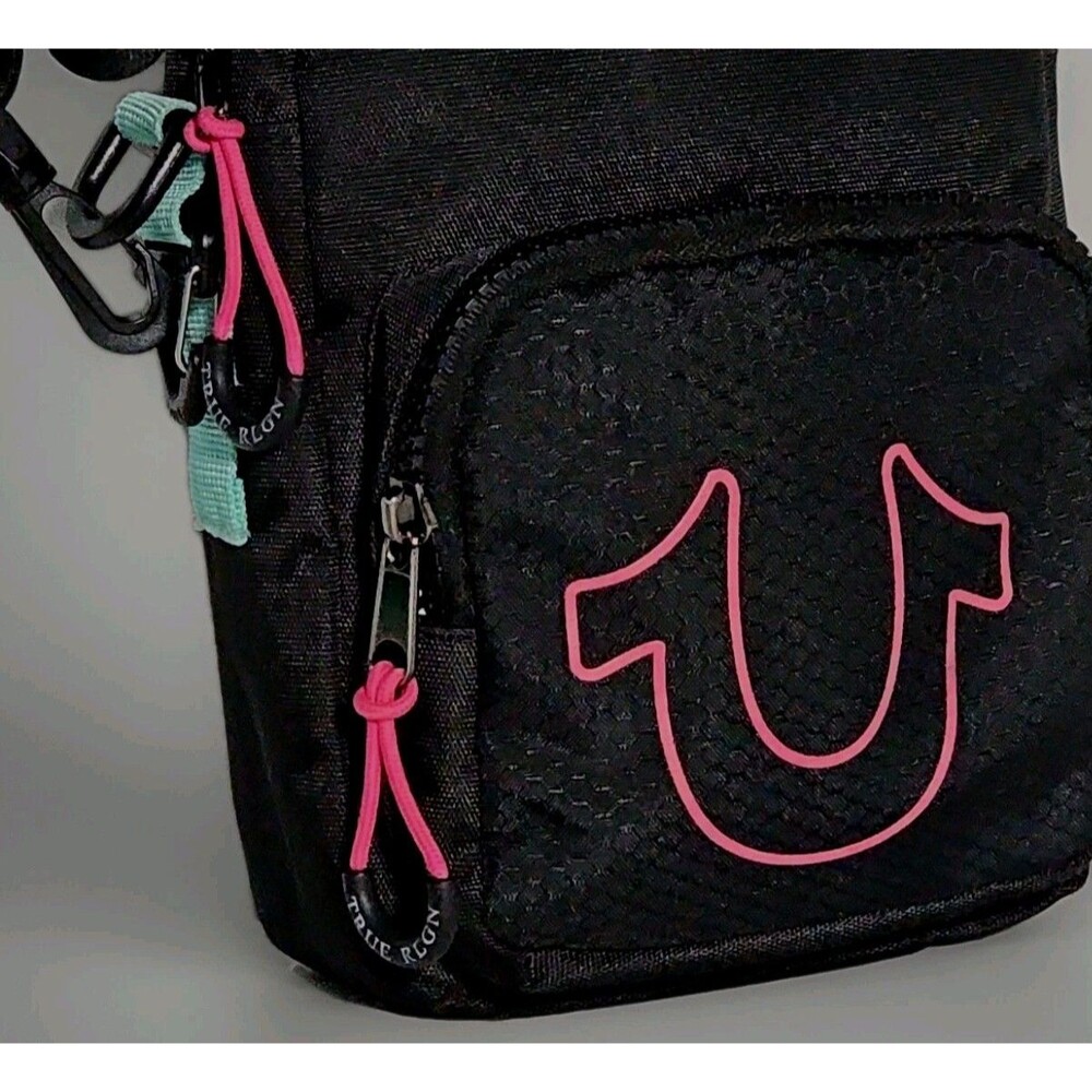 NWOT True Religion Sitca Crossbody Bag Black - Picture 2 of 7